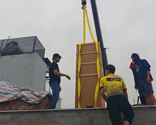 Lắp đặt heat pump 300L Suntec cho a khách tại Long Biên
